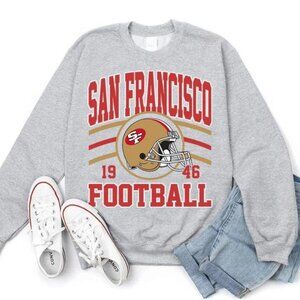 San Francisco Football Crewneck Sweatshirt 17